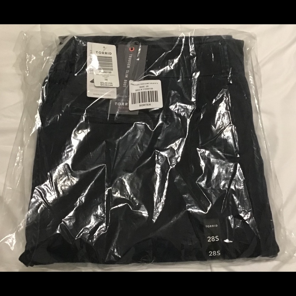 NWT torrid jeans slim boot size 28S